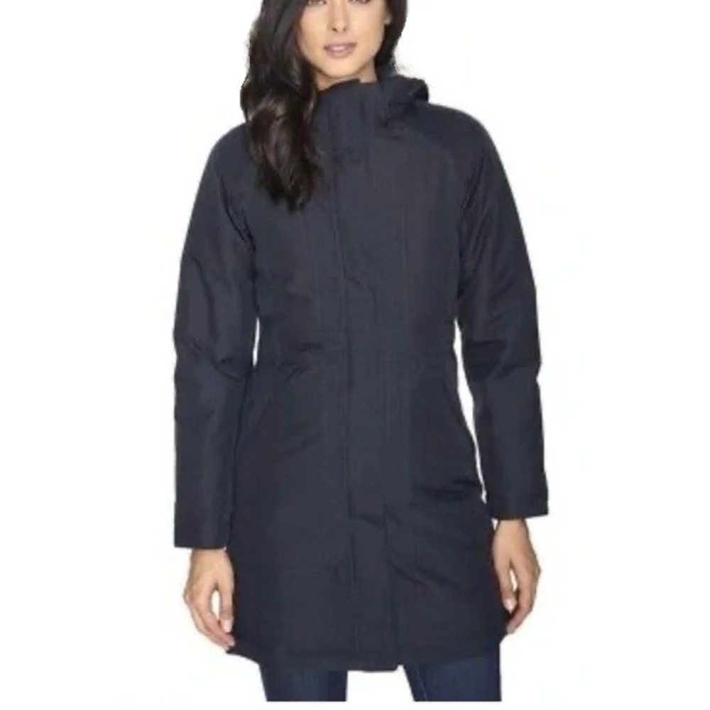 North Face Women's Arctic Hyvent Long Down Puffer Coat Parka Black XS
